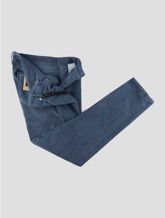 Incotex Light Blue Cotton Ea Velvet Jeans 2