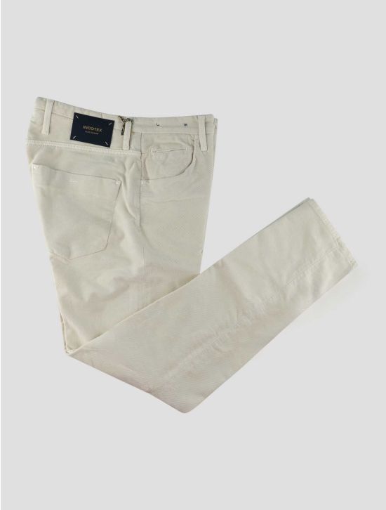Incotex Beige Cotton Ea Velvet Jeans 1