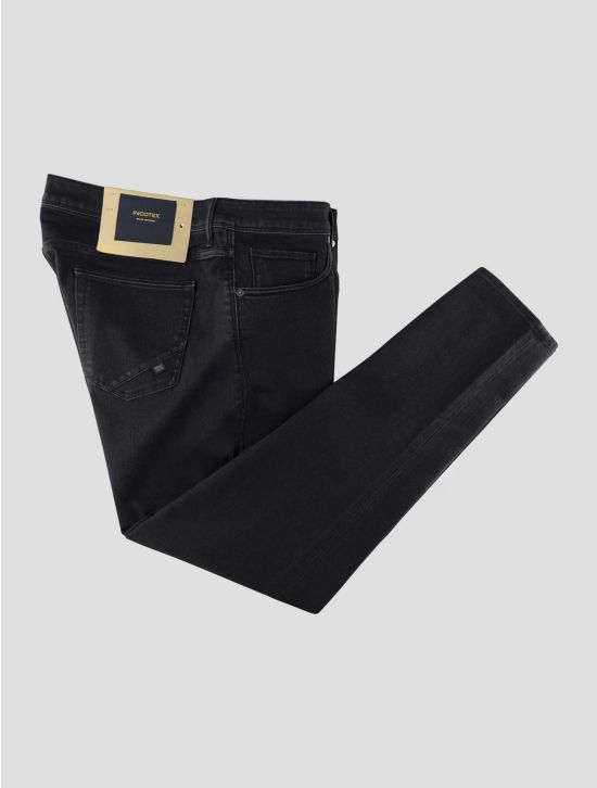 Incotex Black Cotton  Pl Ea Jeans 1