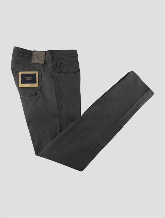 Incotex Gray Modal Cotton Ea Jeans 1