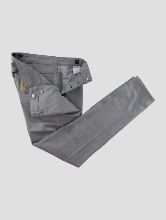 Incotex Light Gray Virgin Wool Cotton Ea Jeans 2