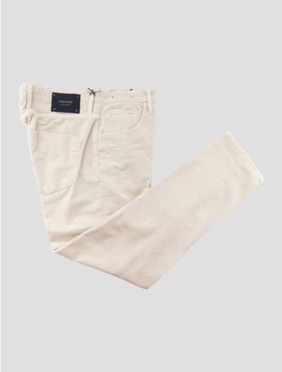Incotex Beige Cotton Ea Jeans 1