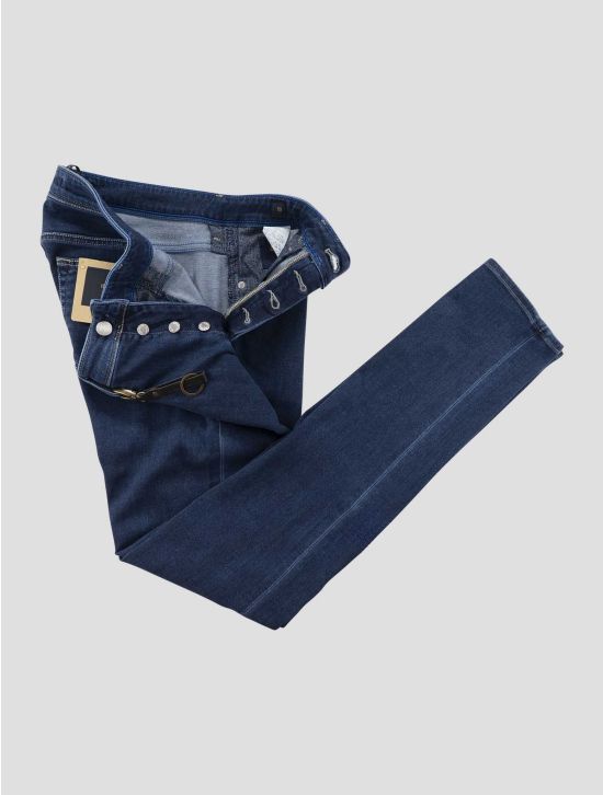 Incotex Dark Blue Cotton Pl Ea Jeans 2