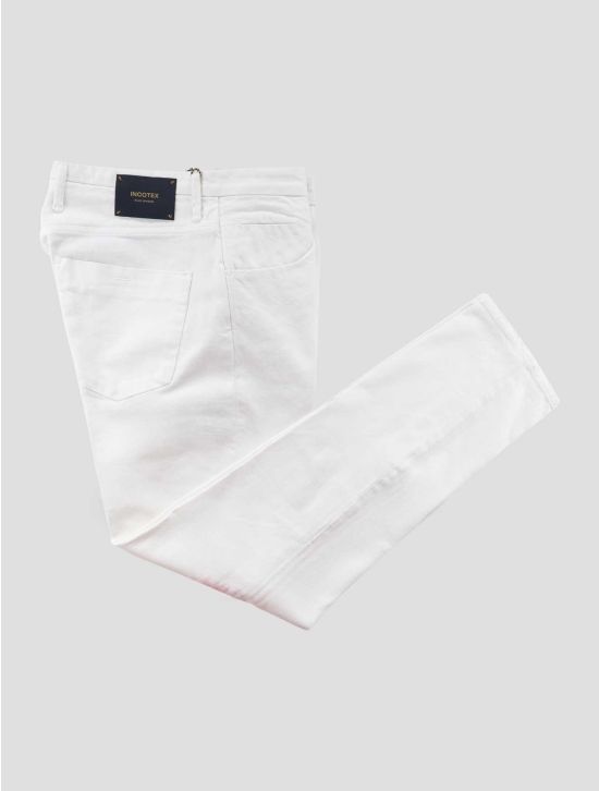 Incotex White Cotton Ea Jeans 1