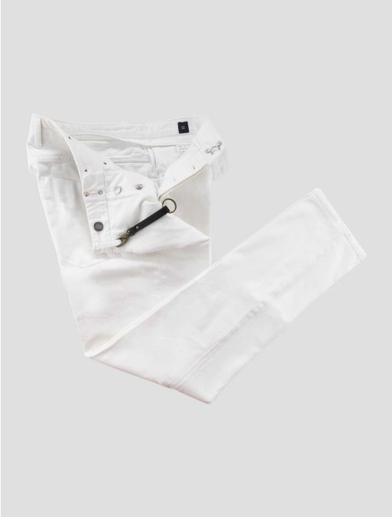 Incotex White Cotton Ea Jeans 2