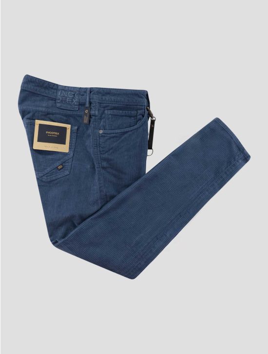 Incotex Blue Cotton Ea Velvet Jeans 1