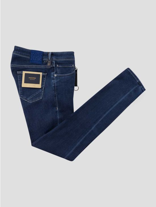 Incotex Blue Cotton Ea Limited Edition Jeans 1