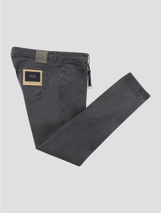 Incotex Gray Modal Cotton Ea Jeans 1