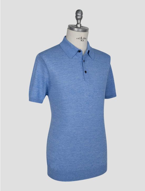 Kiton Light Blue Cotton Polo 2
