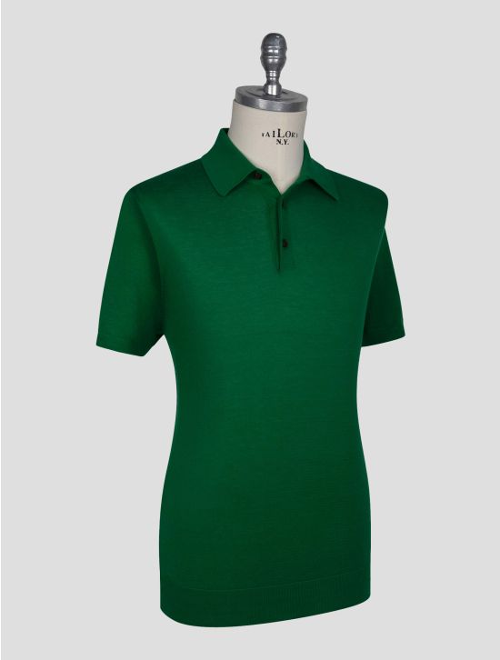 Kiton Green Cotton Polo 2