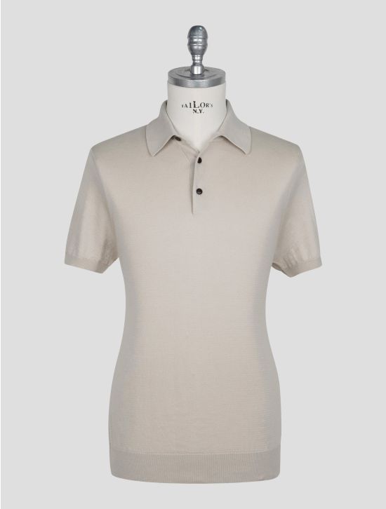 Kiton Beige Cotton Polo 1