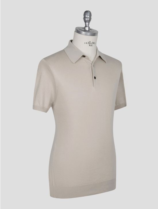 Kiton Beige Cotton Polo 2