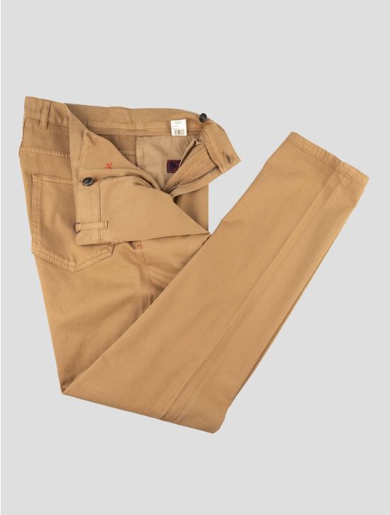 Isaia Brown Cotton Cashmere Ea Pants 2