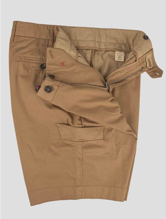 Isaia Beige Cotton Ea Short Pants 2