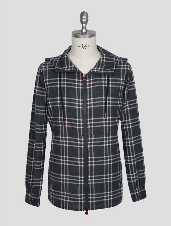 Kiton Gray Cotton Shirt Umbi 1