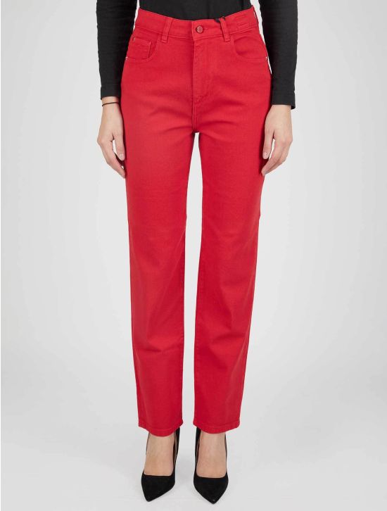 Kiton Icon Red Cotton Ea Jeans 1
