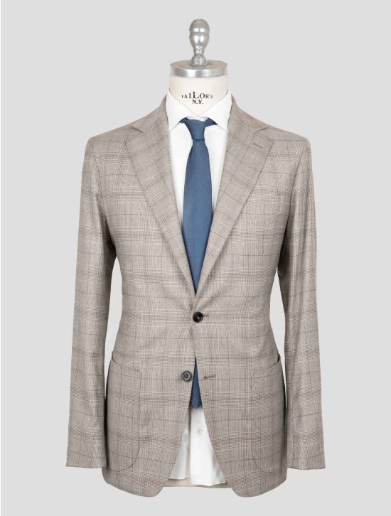 Sartorio Napoli  Beige Virgin Wool Silk Pa Ea Suit 1
