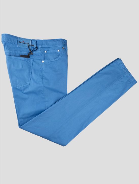 Kiton Light Blue Cotton Ea Jeans 1