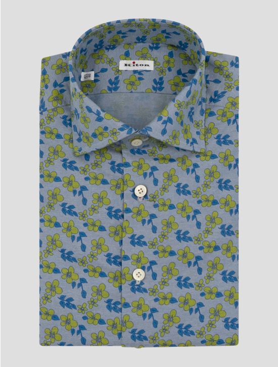 Kiton Multicolor Cotton Shirt 1