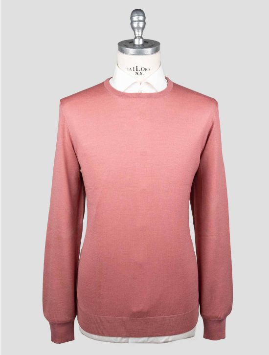 Gran Sasso Gran Sasso Pink Virgin Wool Sweater Crewneck Pink 000