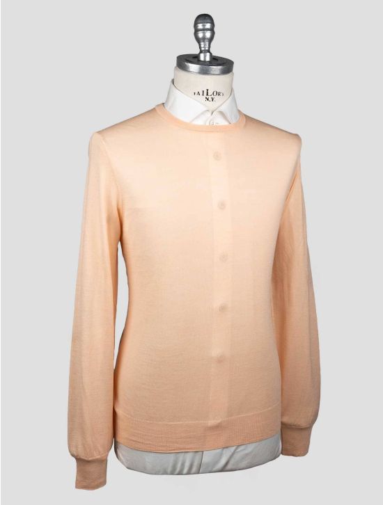 Gran Sasso Gran Sasso Orange Virgin Wool Sweater Crewneck Orange 001