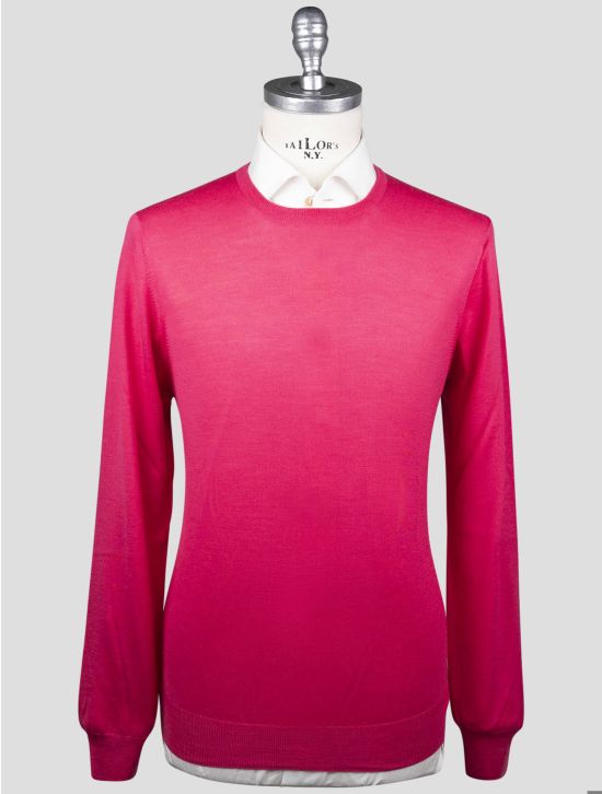 Gran Sasso Gran Sasso Pink Virgin Wool Sweater Crewneck Pink 000