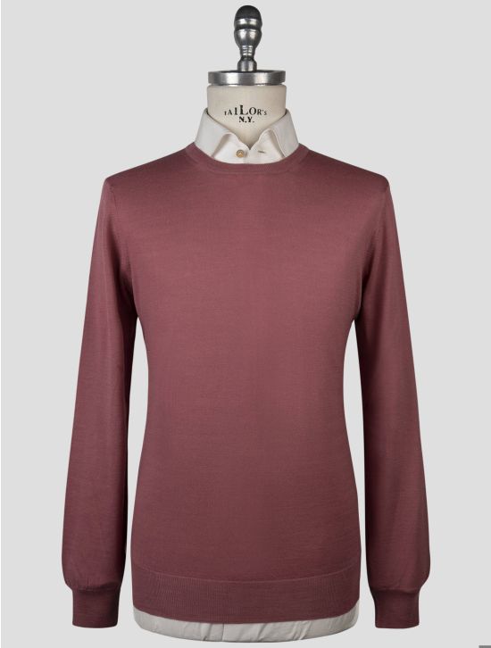 Gran Sasso Grans Sasso Pink Virgin Wool Sweater Crewneck Pink 000