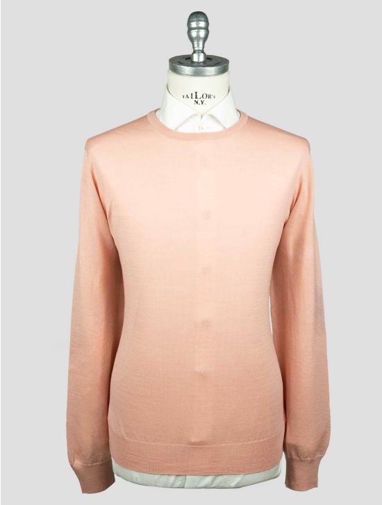 Gran Sasso Gran Sasso Pink Virgin Wool Sweater Crewneck Pink 000