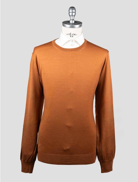Gran Sasso Gran Sasso Brown Virgin Wool Sweater Crewneck Brown 000