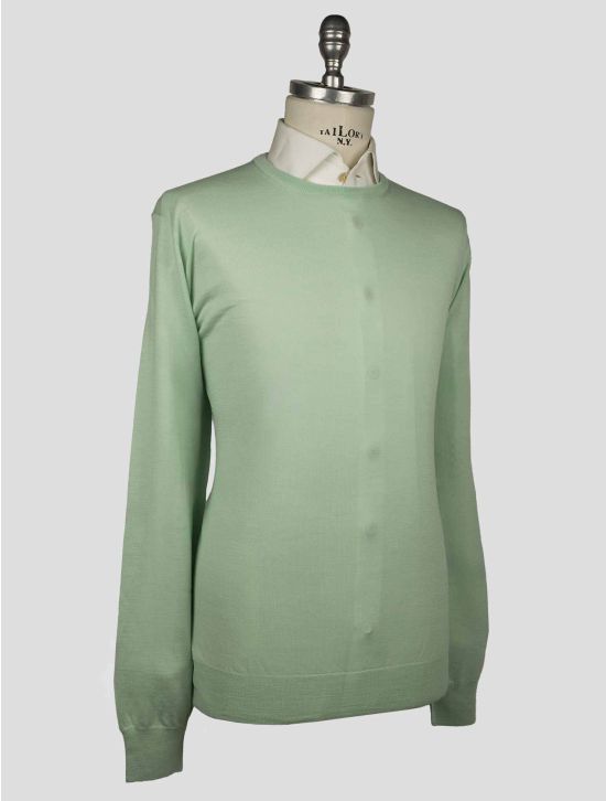 Gran Sasso Gran Sasso Light Green Virgin Wool Sweater Crewneck Light Green 001