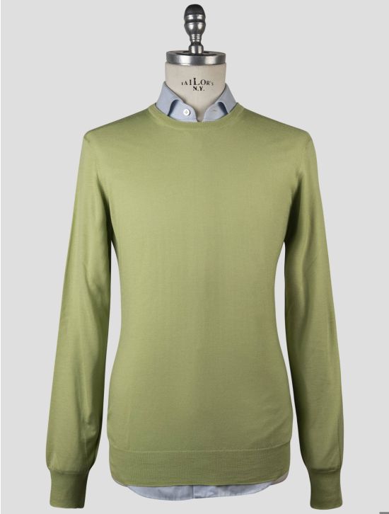 Gran Sasso Gran Sasso Green Virgin Wool Sweater Crewneck Green 000