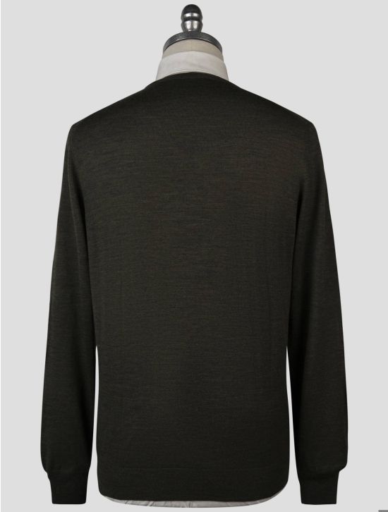Gran Sasso Gran Sasso Green Virgin Wool Sweater Crewneck Green 001
