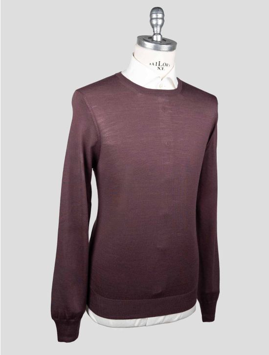 Gran Sasso Gran Sasso Violet Virgin Wool Sweater Crewneck Violet 001