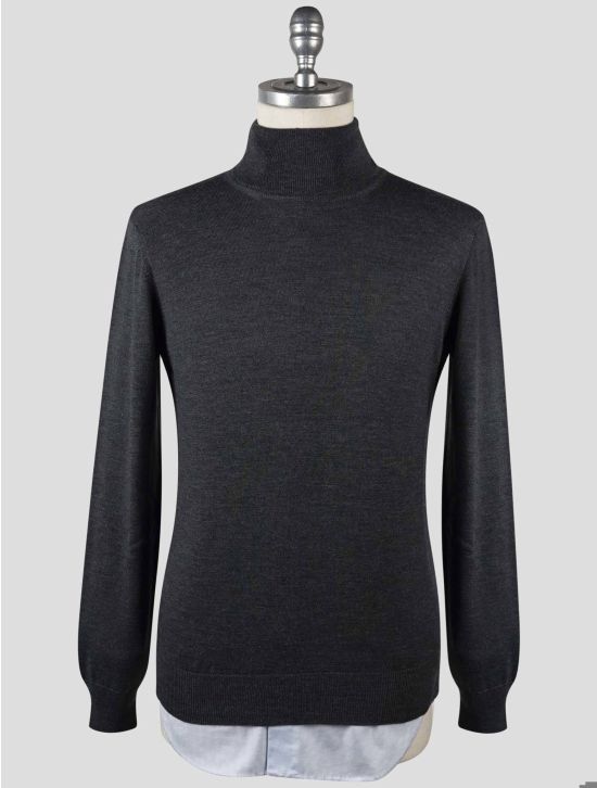 Gran Sasso Gran Sasso Dark Gray Virgin Wool Sweater Turtleneck Dark gray 000