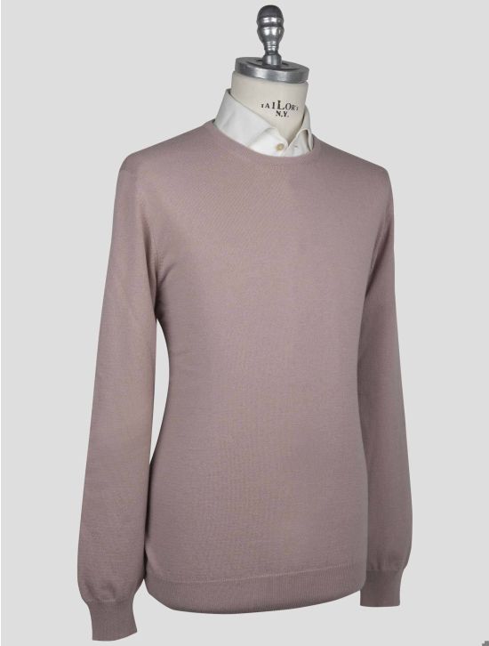 Gran Sasso Gran Sasso Pink Cashmere Sweater Crewneck Pink 001