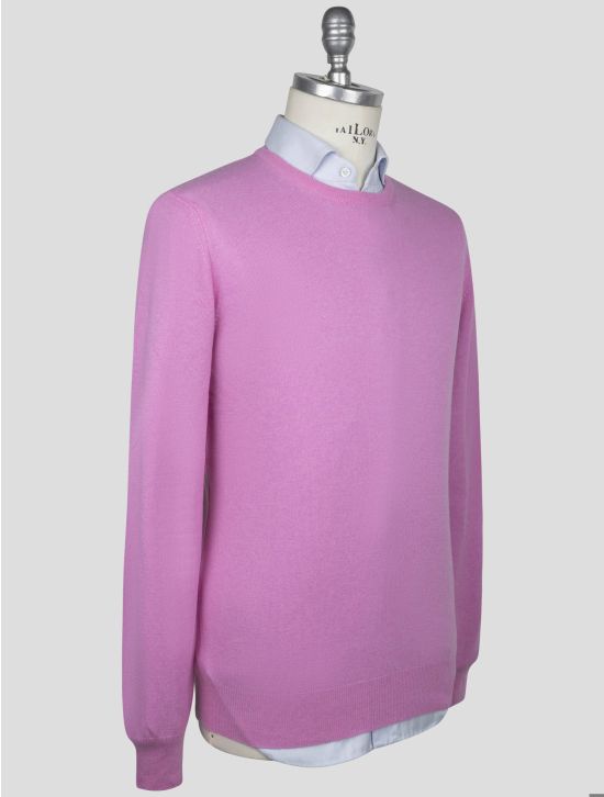 Gran Sasso Gran Sasso Pink Cashmere Sweater Crewneck Pink 001
