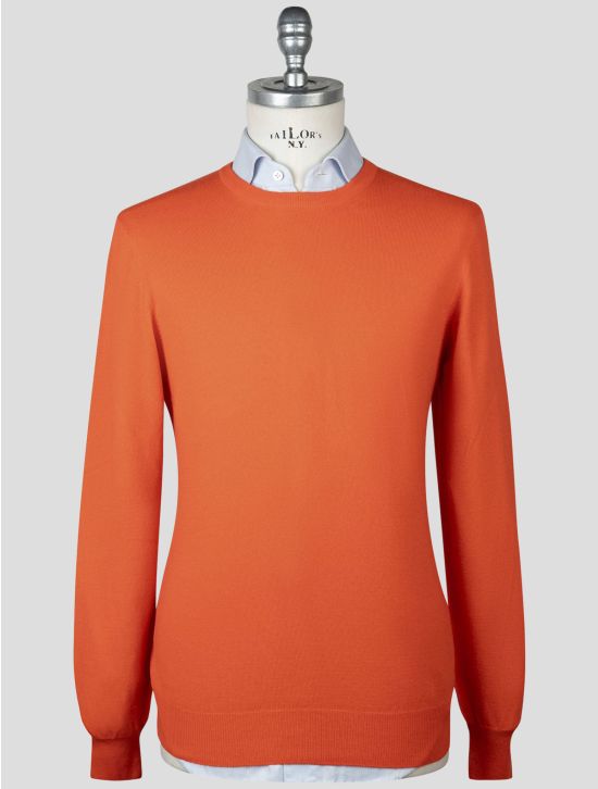 Gran Sasso Gran Sasso Orange Cashmere Sweater Crewneck Orange 000