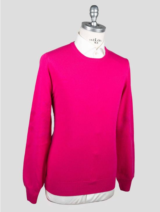 Gran Sasso Gran Sasso Pink Virgin Wool Viscose Cashmere Sweater Crewneck Pink 001