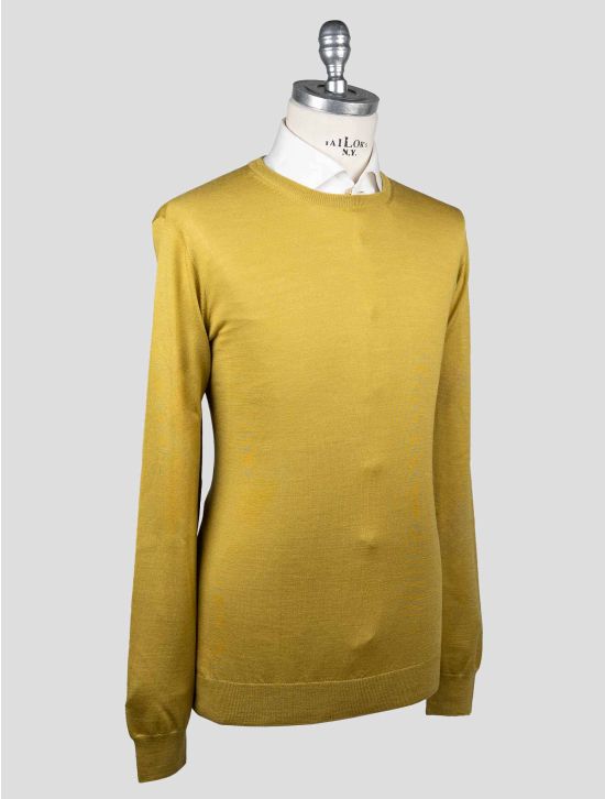 Gran Sasso Gran Sasso Green Virgin Wool Silk Sweater Crewneck Green 001