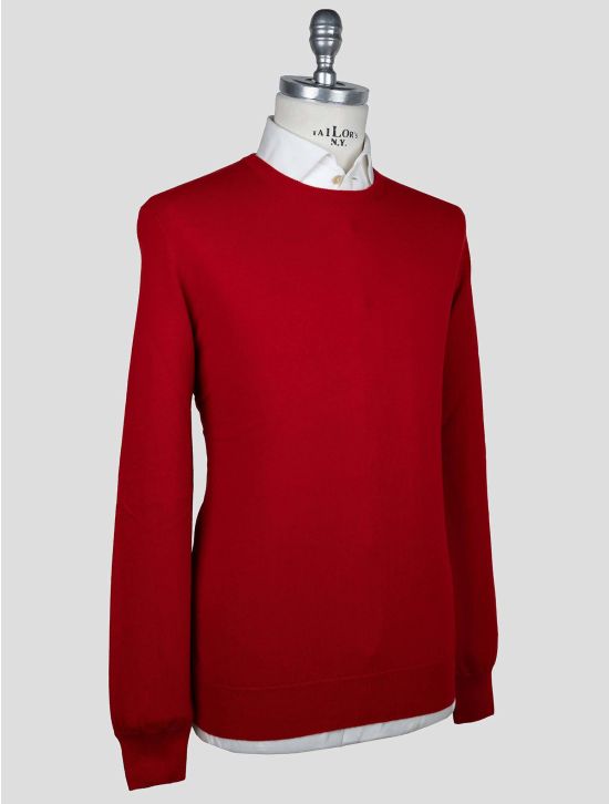 Gran Sasso Gran Sasso Red Cashmere Sweater Crewneck Red 001