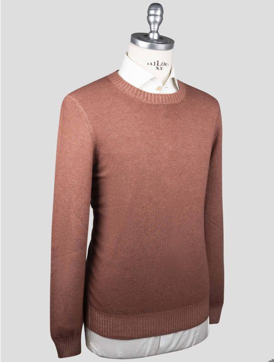 Gran Sasso Gran Sasso Red Virgin Wool Sweater Crewneck Red 001