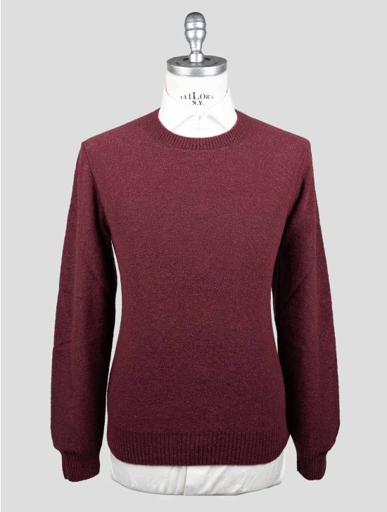 Gran Sasso Gran Sasso Burgundy Virgin Wool Pa Sweater Crewneck Burgundy 000
