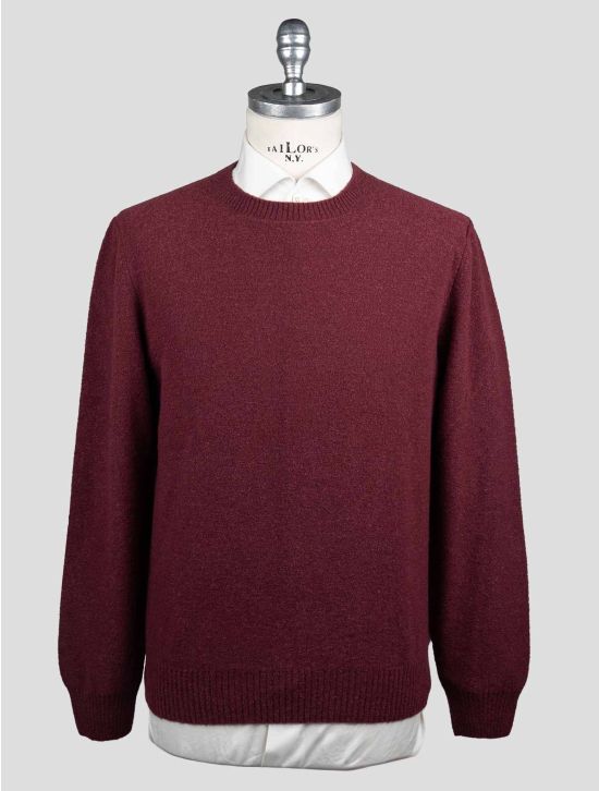 Gran Sasso Gran Sasso Burgundy Virgin Wool Pa Sweater Crewneck Burgundy 000