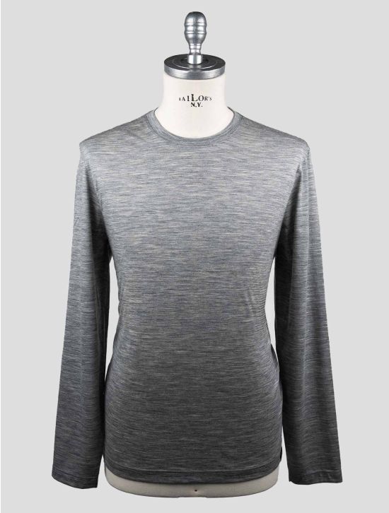 Gran Sasso Gran Sasso Gray Virgin Wool Sweater Crewneck Gray 000