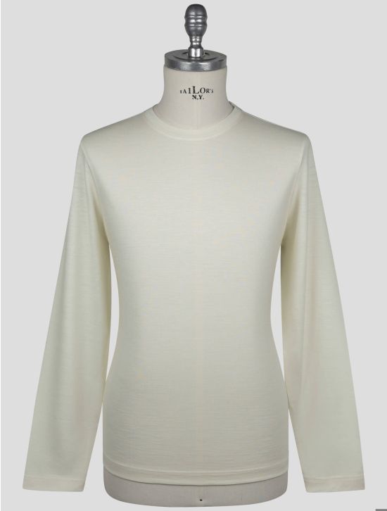 Gran Sasso Gran Sasso White Virgin Wool Sweater Crewneck White 000