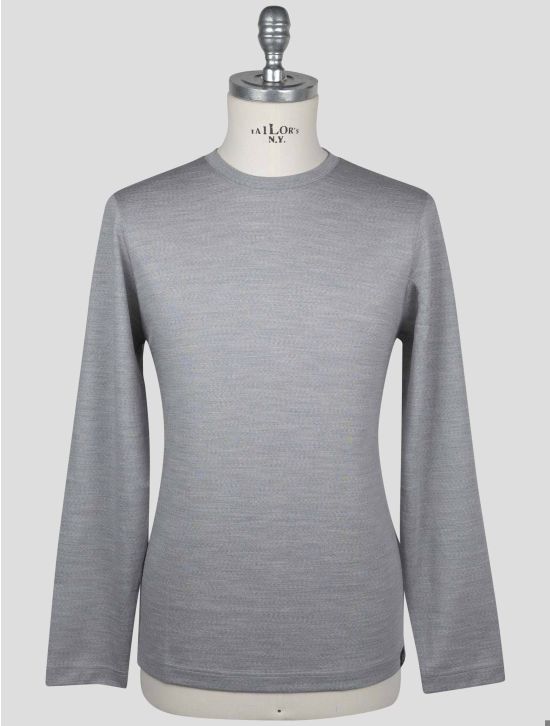 Gran Sasso Gran Sasso Gray Virgin Wool Sweater Crewneck Gray 000