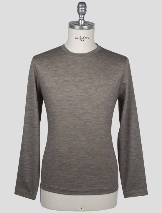 Gran Sasso Gran Sasso Brown Virgin Wool Sweater Crewneck Brown 000