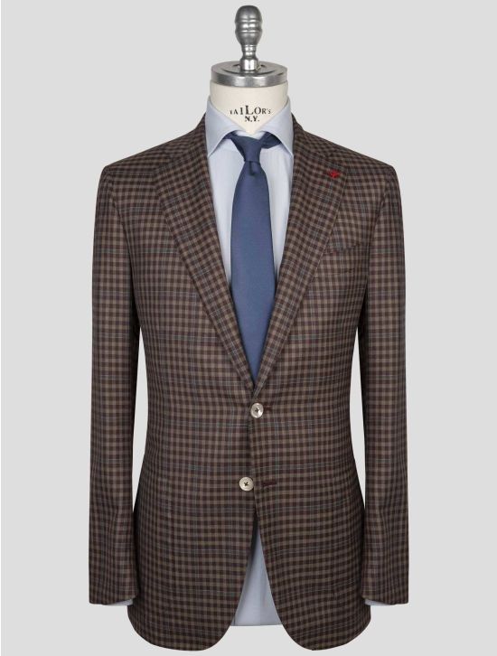 Isaia Isaia Multicolor Wool Blazer Multicolor 000