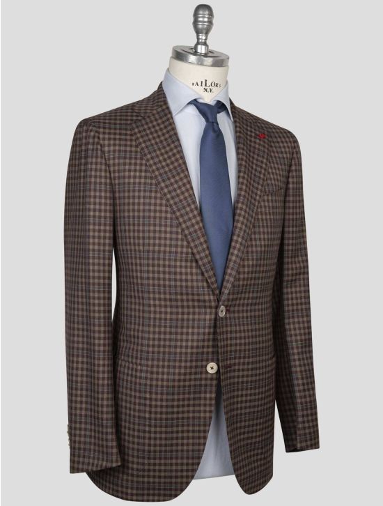 Isaia Isaia Multicolor Wool Blazer Multicolor 001