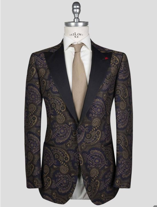 Isaia Isaia multicolor Wool silk cotton smoking Blazer Multicolor 000